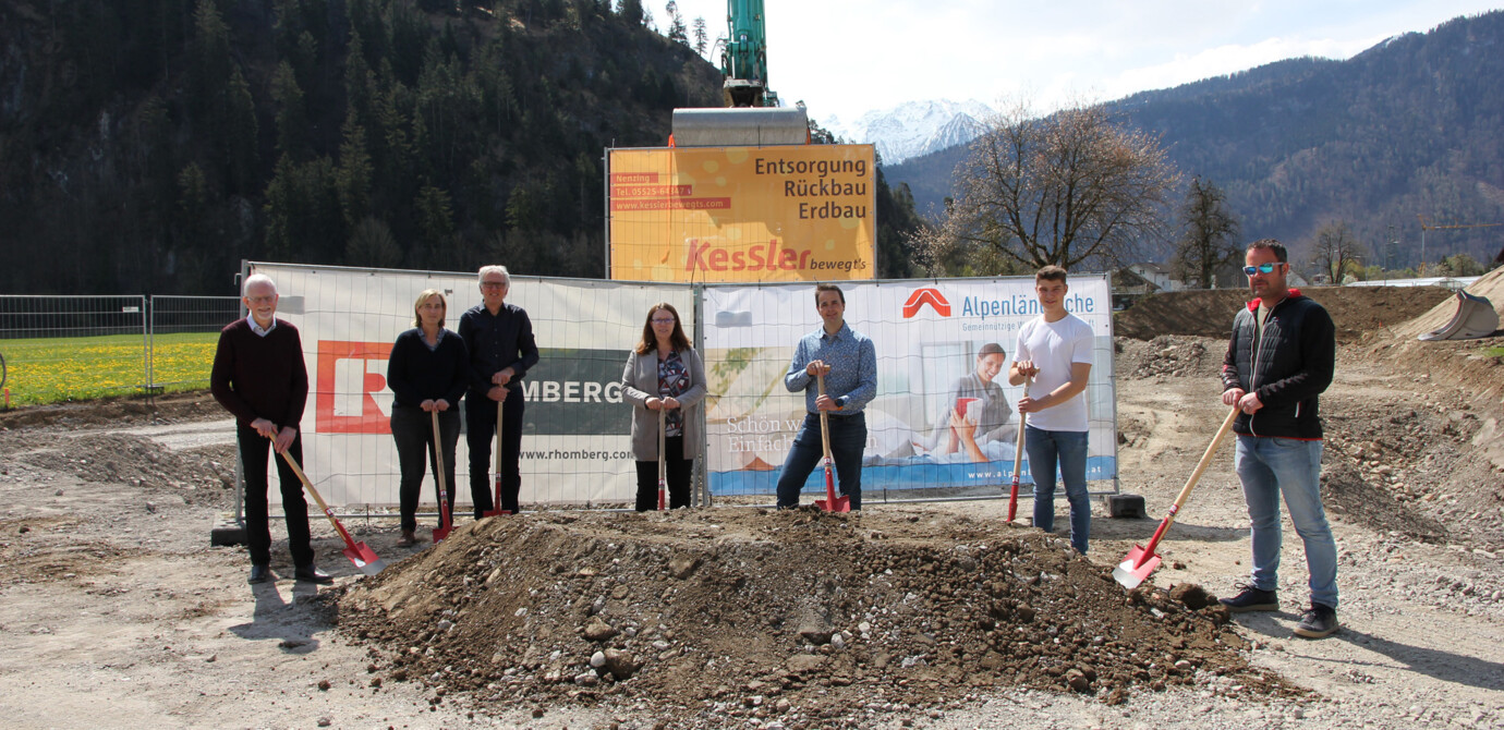 Rhomberg Bau Alpenländische Spatenstich Ludesch Rhomberg Bau Alpenländische Spatenstich Ludesch